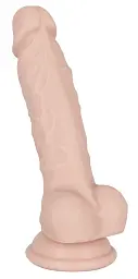 Фалоімітатор You2Toys Silicone Dildo Size M 18 см тілесний - мініатюра 2