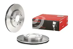 Диск гальмівний передній вентильований Mercedes Sl, 124, E-class 71-98р Brembo (09.4869.34)