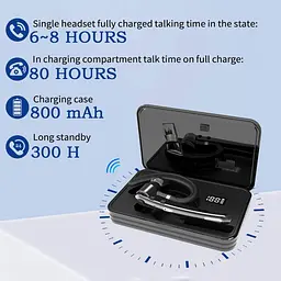 Професійна Bluetooth-гарнітура C1 Pro чорний - мініатюра 2