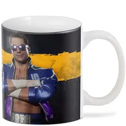 Кухоль GeekLand Mortal Kombat Мортал Комбат Джоні Кейдж MK.02.42 330 мл білий - мініатюра 3