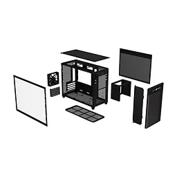 Корпус для ПК ASUS Prime AP201 Tempered Glass Black (90DC00G0-B39010) - миниатюра 2