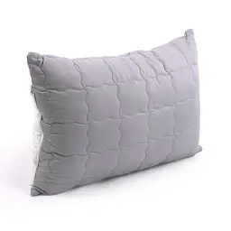 Силиконовая подушка с регулировкой высоты Руно Grey White 50х70 см бело-серая