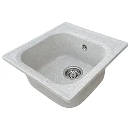 Мийка кухонна Valetti 1N гранітна, тера 430х445 мм - мініатюра 2