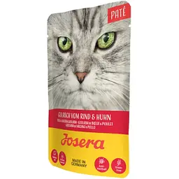 Вологий корм для котів Josera Paté Gulasch із яловичиною та куркою 85 г