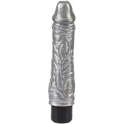 Вібратор DarkMuscle Chubby Beau 21.5 см (сріблястий)
