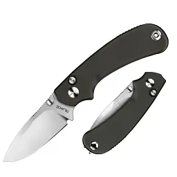 Ніж складаний кишеньковий Ruike P736-AK, (7.5 см) 14C28N / алюміній, сірий