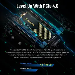 Накопичувач SSD Transcend m.2 NVMe 2TB PCIe 4.0x4 3D NAND (TS2TMTE255S) - мініатюра 5