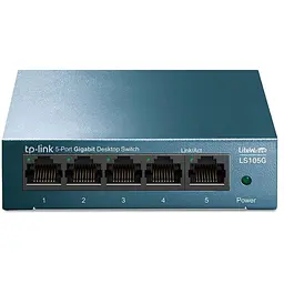 Комутатор TP-Link LiteWave LS105G 5xGE некерований метал. корпус