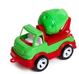 Игрушечный бетоносмеситель Mini Matik вращающийся барабан 13,5 см Зеленый (MK-333-T-114)