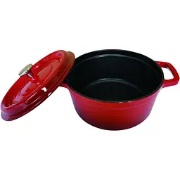 Каструля Ringel Essen, з кришкою, 22 см, 2,9 л, червона (RG-2300-22) - мініатюра 3