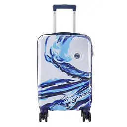 Валіза Semi Line 20" (S) White/Blue Print (T5653-1) - мініатюра 3