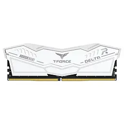 Модуль пам'яті Team DDR5 16GB (2x8) T-Force Delta 6000MHz RGB White (FF4D516G6000HC38ADC01) - мініатюра 2