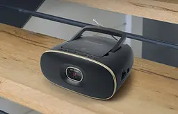 Радіоприймач CD Muse MD-202 VT чорний - мініатюра 3