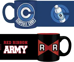 Чашка AbyStyle DRAGON BALL Capsule C VS R Ribbon (набір чашок 110 мл) - мініатюра 2