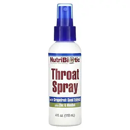 Екстракт грейпфрутової кісточки Nutribiotic Throat Spray 118 ml (1086-2022-10-3010)