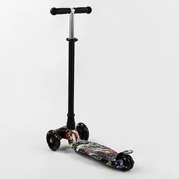 Самокат Maxi Best Scooter 59х16х30 см Різнобарвний 000231433 - мініатюра 3