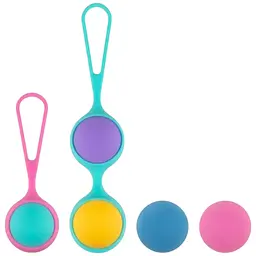 Вагінальні кульки PMV20 Vita Kegel Ball Set для тренування м'язів тазового дна, набір з різною вагою
