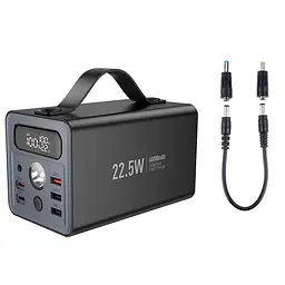 Портативна батарея Powerbank Hoco J138 Distant 22.5W+PD20W+DC12V 60000mAh Black - мініатюра 4