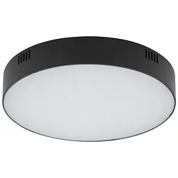 Світильник стельовий Nowodvorski 10408 LID ROUND LED 1x35W 3000K 2700Lm IP20 чорний