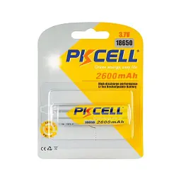 Аккумуляторна батарейка PKCELL 3.7V ICR 18650 2600mAh (Li-Ion) 