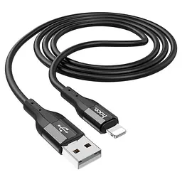 Кабель Hoco X72 Pisces Cable USB to Lightning 2,4A 1m Black