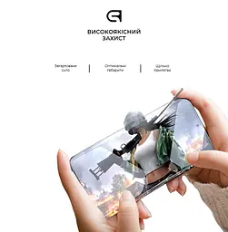 Захисне скло для HUAWEI P40 lite, Full Glue HD, 2.5D, повністю прозоре, на весь екран, глянцеве, загартоване 9H, повне проклеювання по всій поверхні, з чорною рамкою, протиударне, кришталево чітке зображення, ArmorStandart (ARM58289) - мініатюра 3