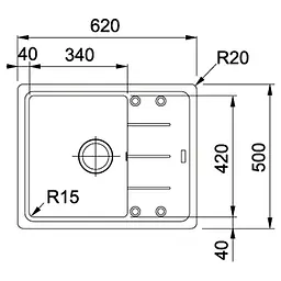 Franke BASIS BFG 611-62 [114.0565.090] - мініатюра 2
