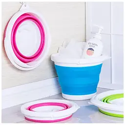 Складане силіконове відро 5л Collapsible Bucket - мініатюра 7