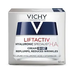Нічний крем Vichy Liftactiv Supreme проти зморшок 50 мл - мініатюра 2