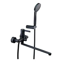 Змішувач для ванни Haiba Markus 006 Euro Black HB3974, Чорний матовий