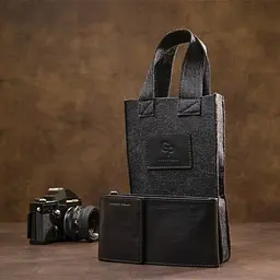Чоловіча шкіряна сумка GRANDE PELLE 20х10х2 см sum0022189 - мініатюра 8
