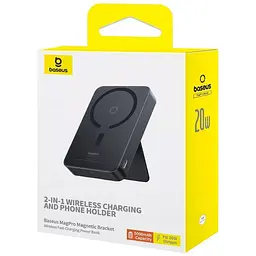 Портативне зарядне бездротове - акумулятор Baseus MagPro Magnetic Bracket 5000 mAh 20W PPCXZ05 - мініатюра 8
