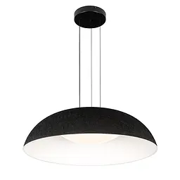 Сучасна підвісна LED-люстра Levistella 781PL3953 (600) BK+WH чорна 46W - мініатюра 2
