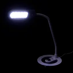 Настільна лампа Brille лед для офісу для школяра для манікюру для письмового столу гнучка сенсорна невелика ціна SL-62 6W WH - мініатюра 10