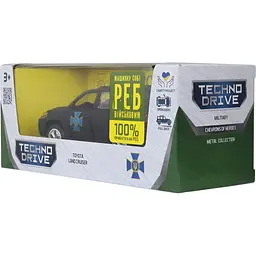 Автомодель TechnoDrive Шеврони Героїв Toyota Land Cruiser ЦСО Альфа (KM6010SA) - мініатюра 12