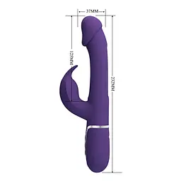 Вібратор PRETTY LOVE Kampas dark Purple PRETTY LOVE BW-500025-2 101623 - мініатюра 6