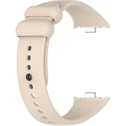 Силіконовий ремінець BeCover для Xiaomi Mi Smart Band 8 Pro Beige (710209) - мініатюра 2