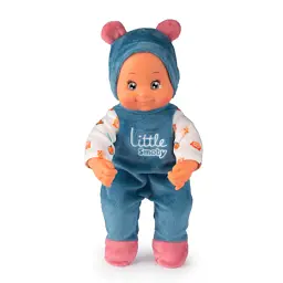 Коляска для ляльок Smoby Little для прогулянок 3в1, з пупсом, синій (140308) - мініатюра 2