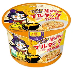 Локшина швидкого приготування Samyang Buldak Quattro Cheese 110г