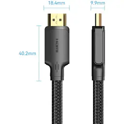 Кабель HDMI M - M, 20.0 м, V2.0 4K 30Гц обплетення Vention - мініатюра 2