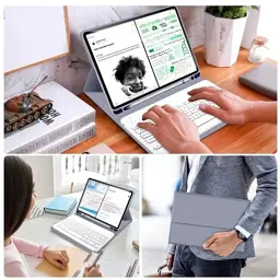 Чохол до планшета BeCover with keyboard Apple iPad Mini 7 2024 Purple (712997) - мініатюра 7