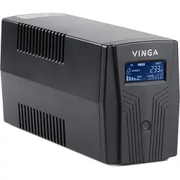 Пристрій безперебійного живлення Vinga LCD 1500VA plastic case (VPC-1500P) - мініатюра 2