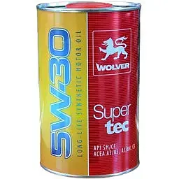 Автомобільна моторна олива WOLVER Supertec 5W-30 1л