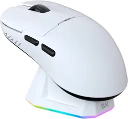 Миша Ajazz AJ159PRO White 8K Charging Dock (AJ159-PRO-W) - мініатюра 1