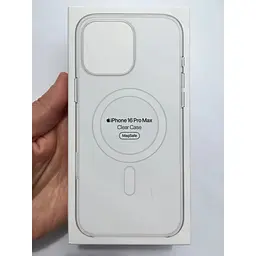 Оригінальний прозорий чохол Apple Clear Case with MagSafe для Iphone 16 Pro Max (6.9") Clear MA7F4ZM/A