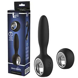 Анальна пробка Dream Toys Crius Remote Plug 15 см (чорний) - мініатюра 5