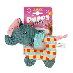 Іграшка для дрібних собак Barksi Puppy Special Слон з Пищалкою 18 см