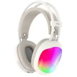 Бездротова ігрова гарнітура P890 RGB Bluetooth навушники з мікрофоном 40 мм драйвери 18 годин роботи білий