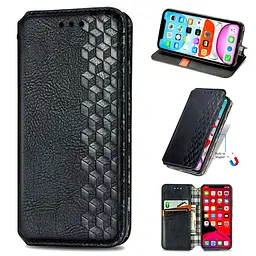 Шкіряний чохол-книжка GETMAN Cubic (PU) для Xiaomi Mi 11 Чорний - мініатюра 2