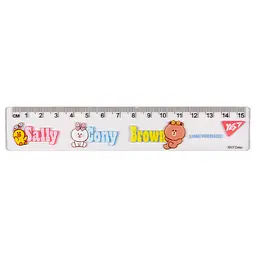 Лінійка пластикова, 15 см Line Friends 370657 Yes